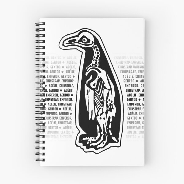 Item preview, Atypical - Penguin Notebook  designed and sold by the-grindilkin.
