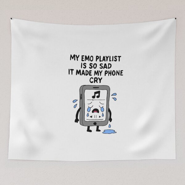 Item preview, Emo Phone designed and sold by Purrgatory Pop.
