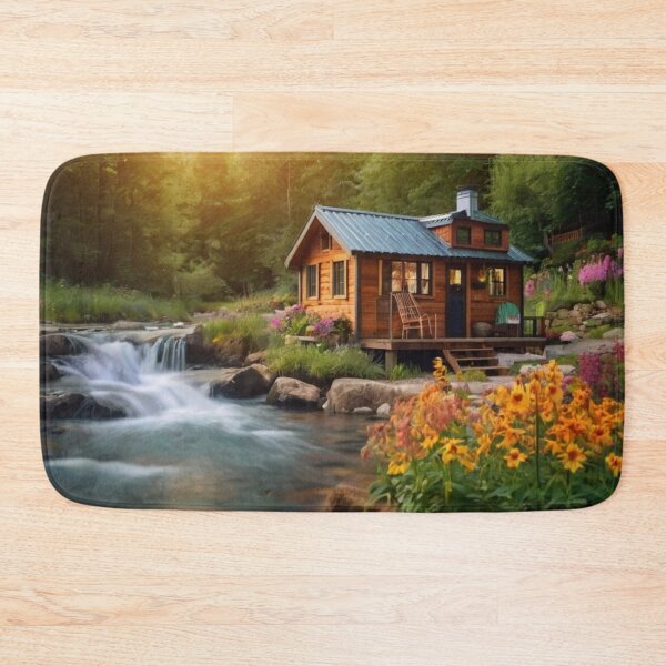 Item preview, Tiny Cottage in the Flowering Forest designed and sold by BlareBlare.