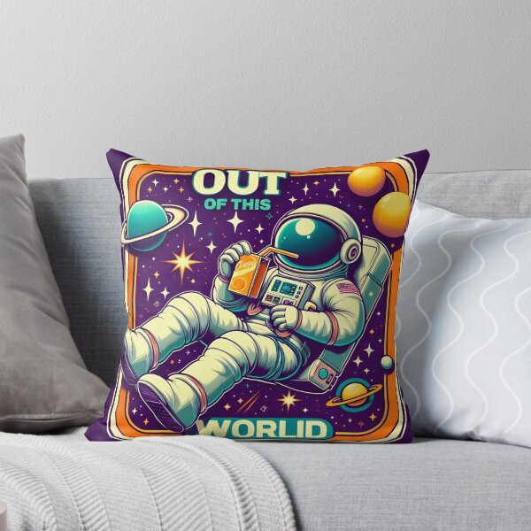 Item preview, Out of This World Astronaut Juice Space Sticker designed and sold by Priyanshu-kaii.