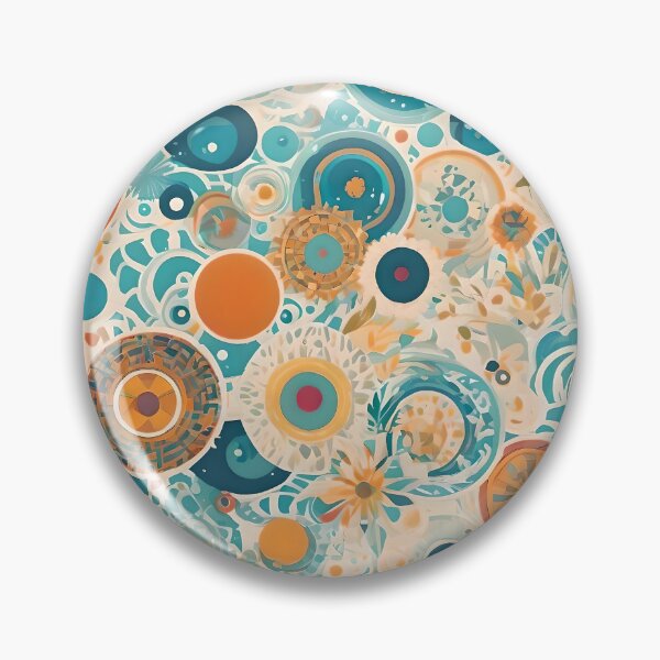 Item preview, blue circle art designed and sold by SanchillShop.