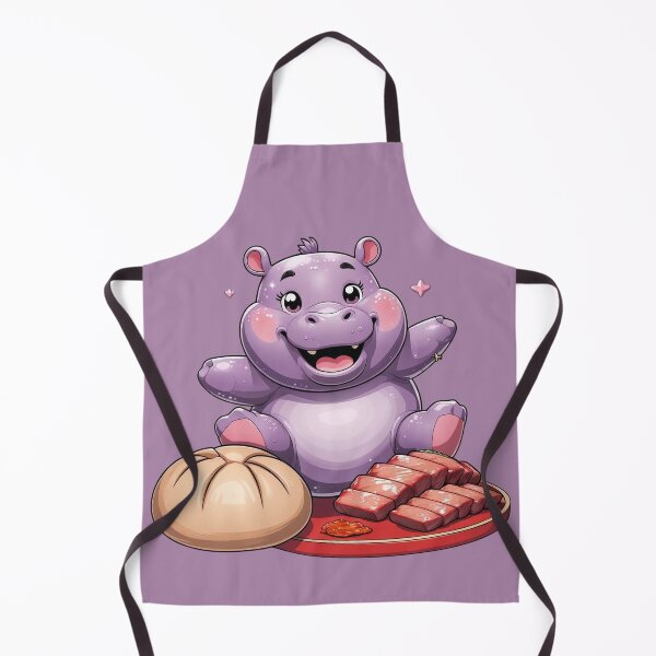 Item preview, Cute Hippo Moo-Deng Bouncer – Kawaii Food-Inspired Animal Design designed and sold by champkppwc.