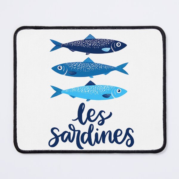 Item preview, Les Sardines designed and sold by Funny Vintage Stickers And T-Shirts.