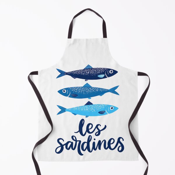 Item preview, Les Sardines designed and sold by Funny Vintage Stickers And T-Shirts.