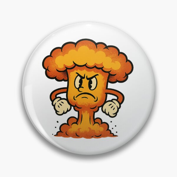 Item preview, Angry Atomic Bomb Cartoon designed and sold by lapart.
