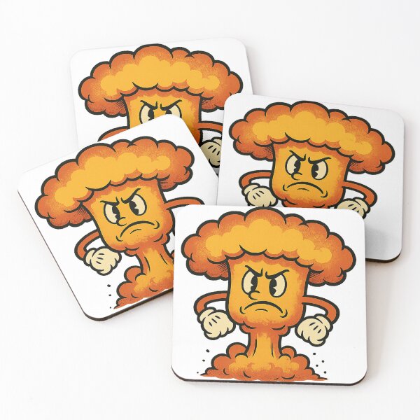 Item preview, Angry Atomic Bomb Cartoon designed and sold by lapart.