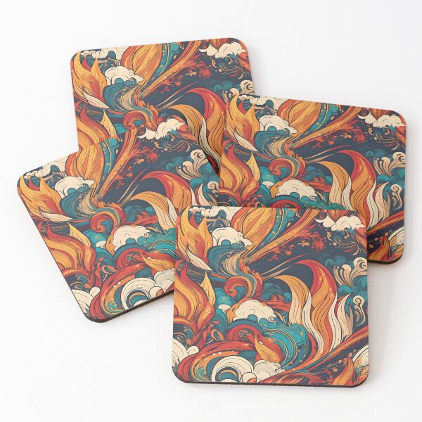Item preview, Red Flame Art designed and sold by SanchillShop.