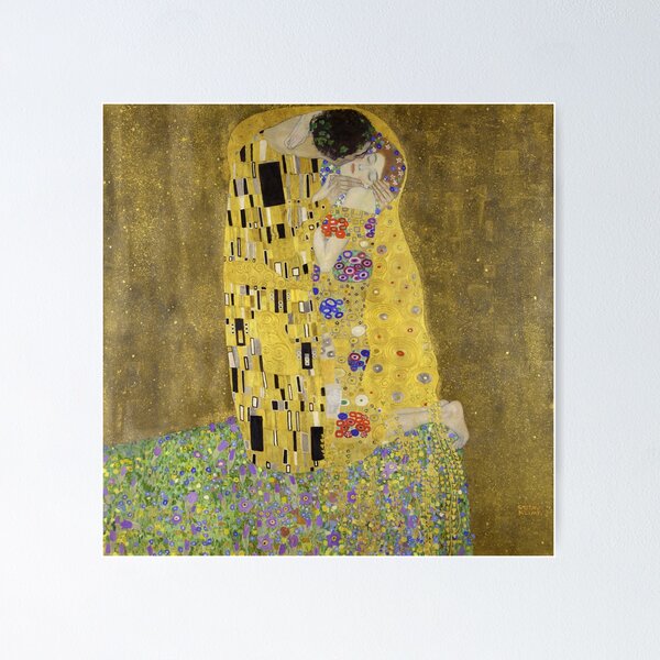 Item preview, RESTAURÉ Le Baiser de Gustav Klimt designed and sold by W Sobalvarro.