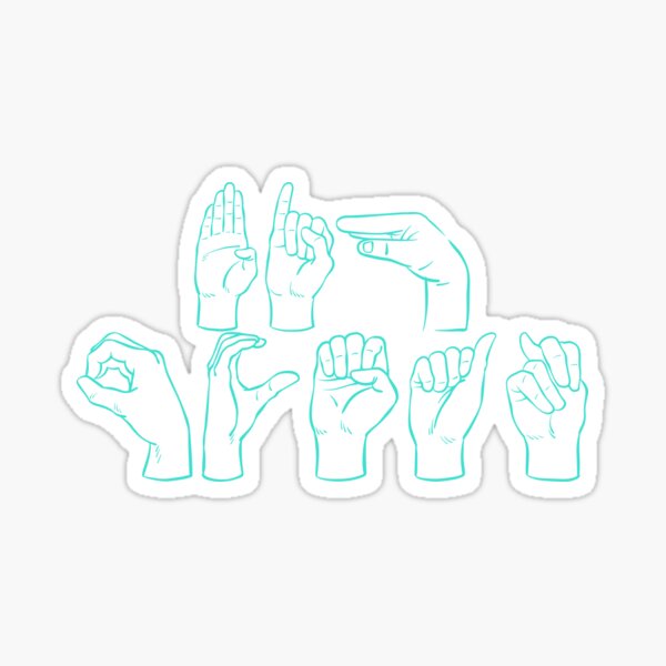 Item preview, Big Ocean in American Sign Language designed and sold by 2ndgensn0b.