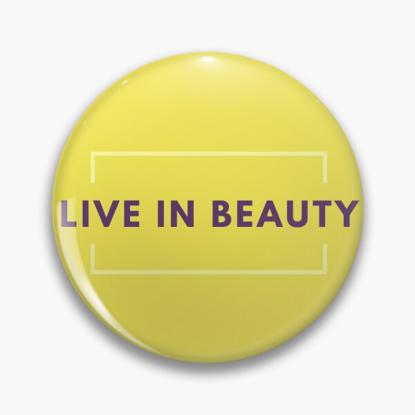 Item preview, Live in Beauty – Inspirational Quote for Mindful Living and Inner Beauty designed and sold by liveinbeauty.