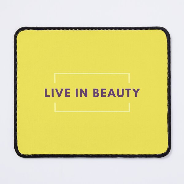 Item preview, Live in Beauty – Inspirational Quote for Mindful Living and Inner Beauty designed and sold by liveinbeauty.