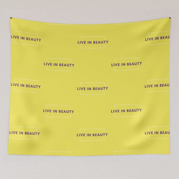 Item preview, Live in Beauty – Inspirational Quote for Mindful Living and Inner Beauty designed and sold by liveinbeauty.