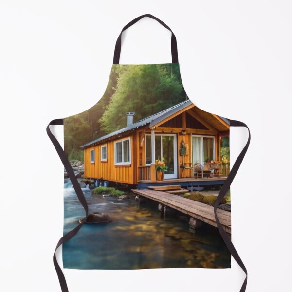 Item preview, Waterfall Refuge with Wooden Charm designed and sold by BlareBlare.