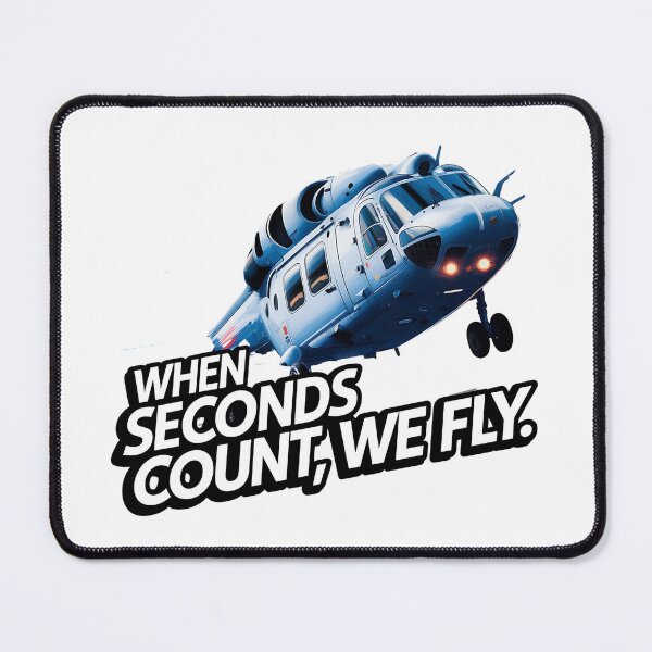 Item preview, Flight Nurse "When Seconds Count, We Fly" designed and sold by CuteDesignables.