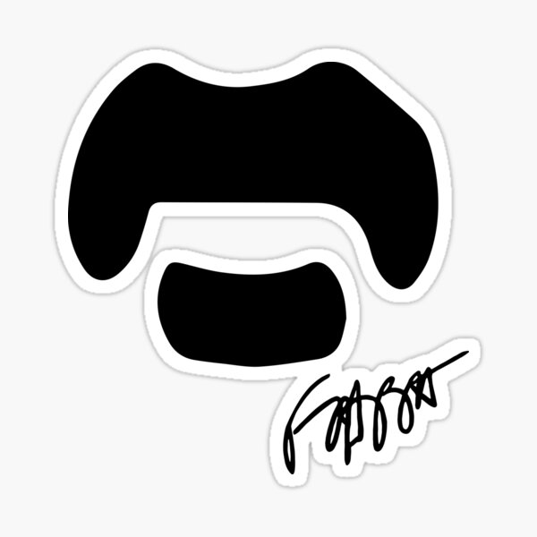 Item preview, Frank Zappa Moustache designed and sold by SKAMERgraphics.