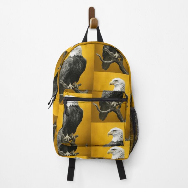 Item preview, Majestic Bald Eagle on Yellow designed and sold by NishantArts.