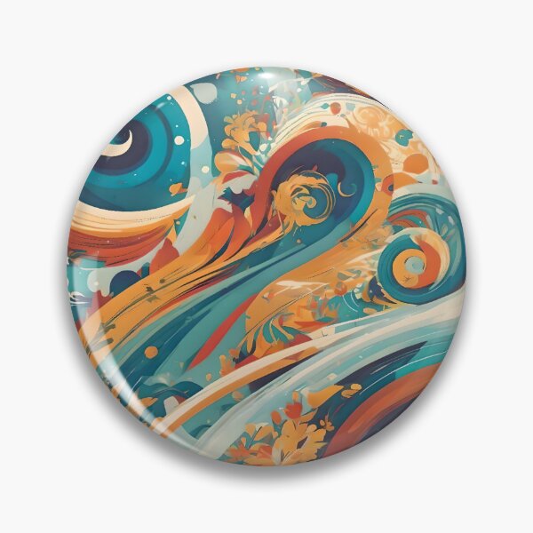 Item preview, color wave art designed and sold by SanchillShop.