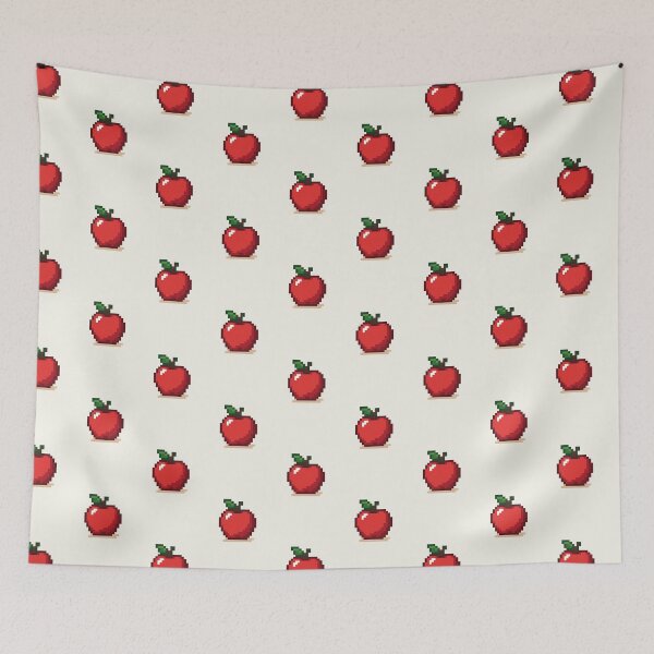 Item preview, 8‑Bit Apple – Retro Pixel Fruit Design designed and sold by Planthem.