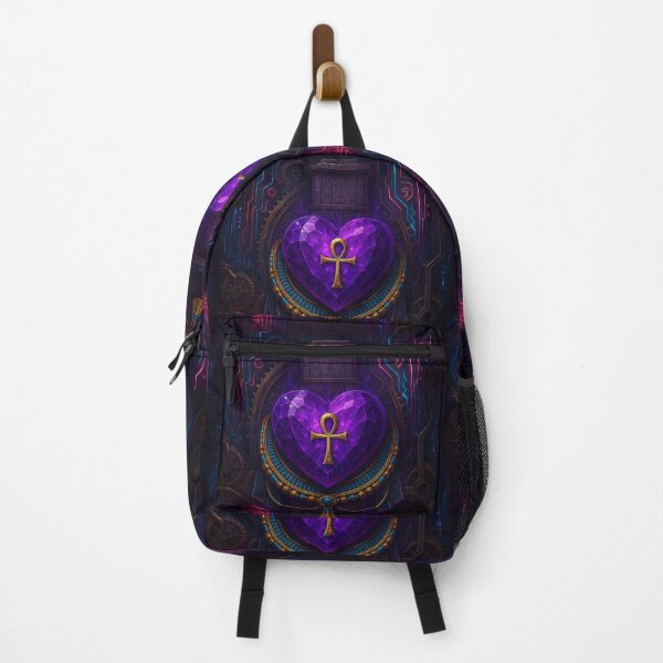 Item preview, The Purple Heart of Ptah: Egyptian Cyberpunk Fusion designed and sold by VidyoeDesigns67.