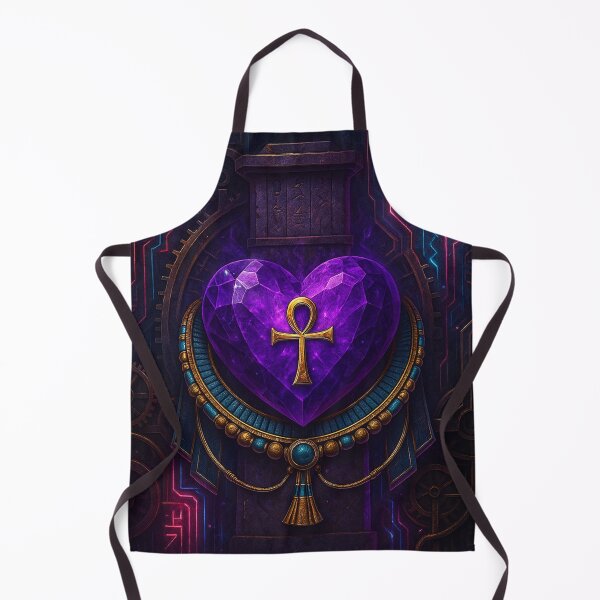 Item preview, The Purple Heart of Ptah: Egyptian Cyberpunk Fusion designed and sold by VidyoeDesigns67.