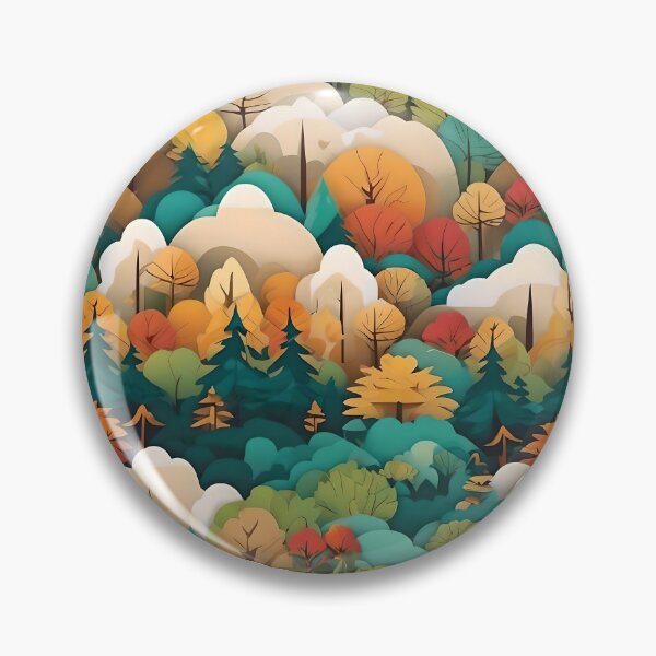 Item preview, color wave forest art designed and sold by SanchillShop.