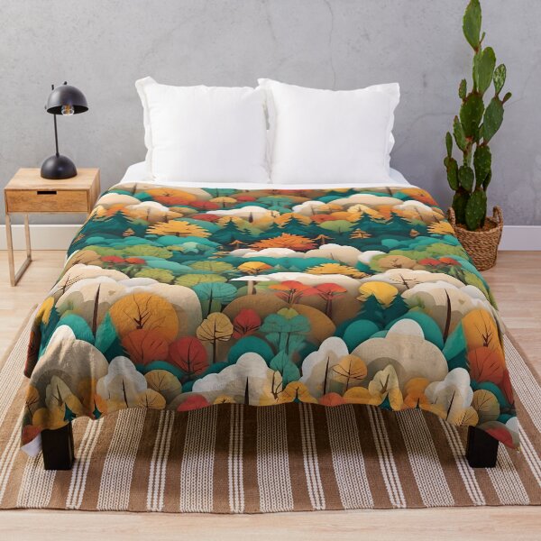 Item preview, color wave forest art designed and sold by SanchillShop.