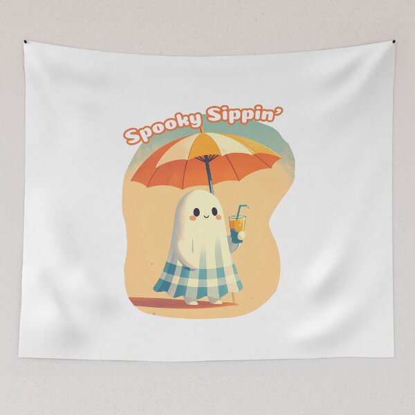 Item preview, Ghost Vacationing in Summer Paradise designed and sold by Tong4130.
