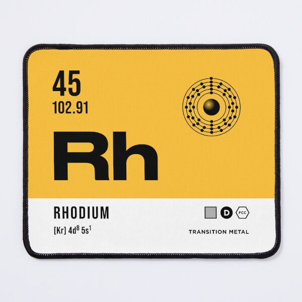 Item preview, 45 Rhodium Periodic Table Element Light designed and sold by VoodooCircus.
