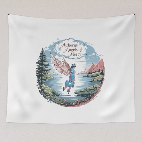 Item preview, Airborne Angels of Mercy Flight Nurse designed and sold by CuteDesignables.