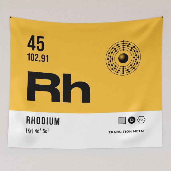 Item preview, 45 Rhodium Periodic Table Element Light designed and sold by VoodooCircus.