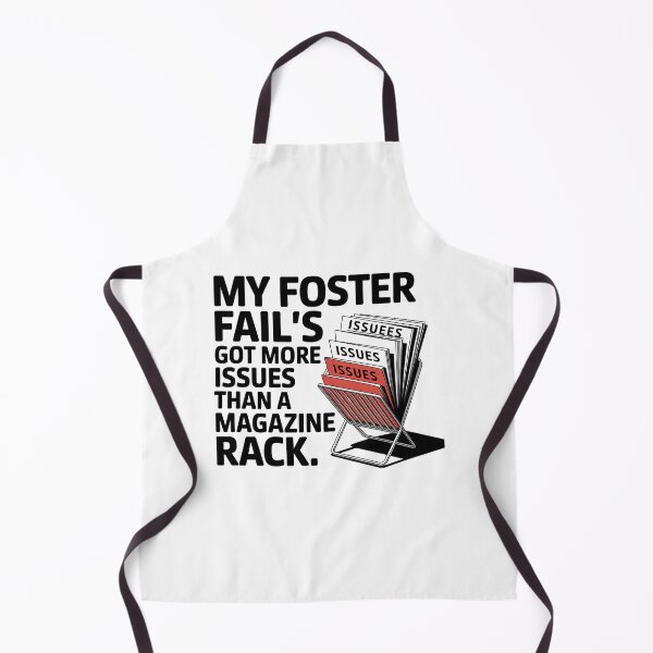 Item preview, Funny Foster Fail Dog Cat "More Issues Than A Magazine Rack" designed and sold by CuteDesignables.