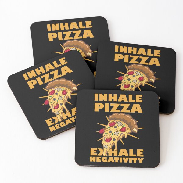 Item preview, Inhale pizza exhale negativity designed and sold by notorius12.