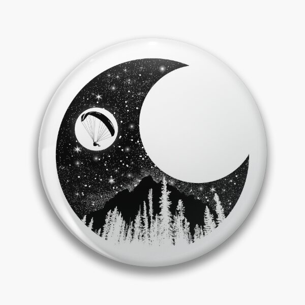 Item preview, Paraglide. Night Moon. designed and sold by tabemisa.