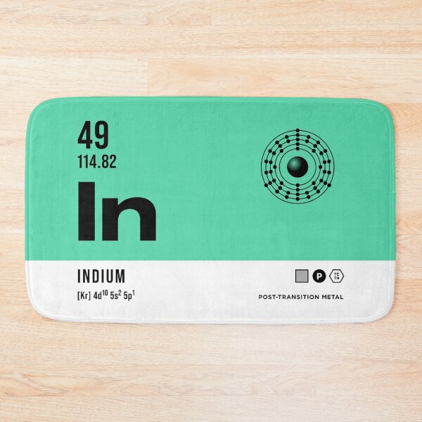 Item preview, 49 Indium Periodic Table Element Light designed and sold by VoodooCircus.