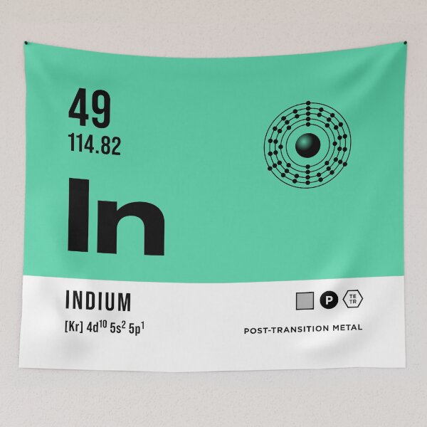 Item preview, 49 Indium Periodic Table Element Light designed and sold by VoodooCircus.