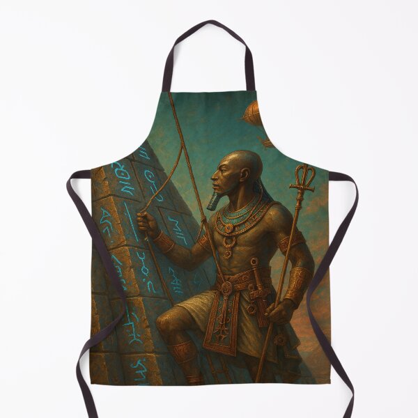 Item preview, Ptah Climbing the RetroFuturistic Pyramid designed and sold by VidyoeDesigns67.