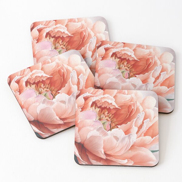 Item preview, Watercolor Peony designed and sold by Synthartik.