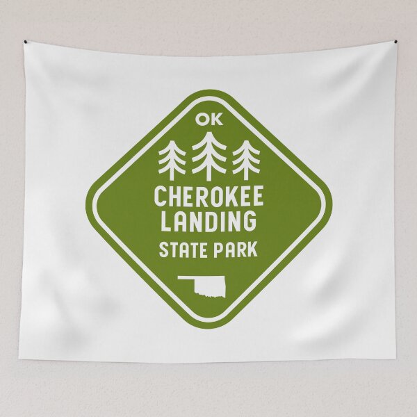 Item preview, Cherokee Landing State Park Oklahoma Rhombus designed and sold by bivenart.