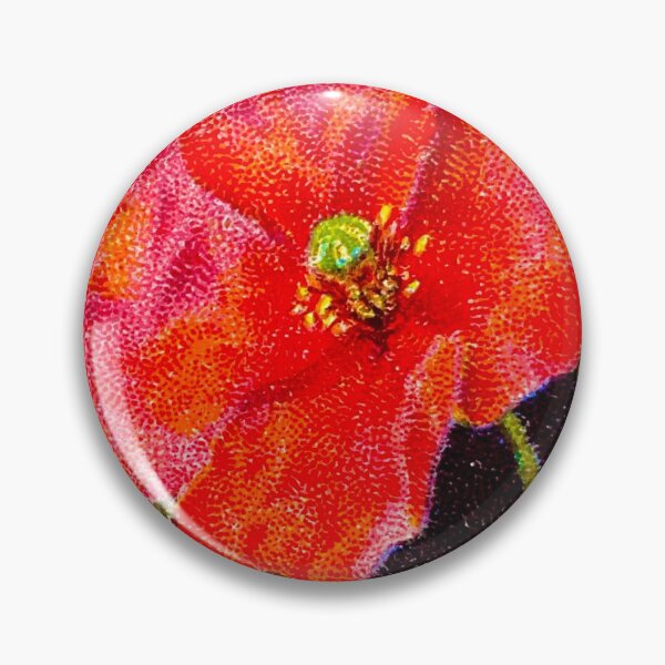 Item preview, Antique Cigarette Card Common Poppy Flower Litho Print designed and sold by theoddshelf.