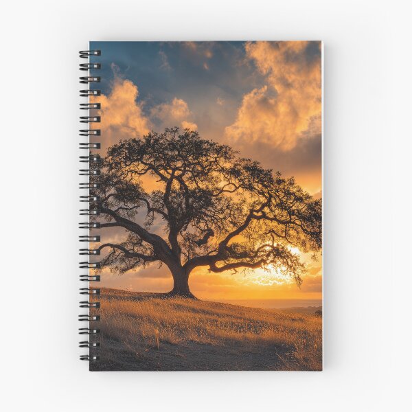 Item preview, Majestic Oak Tree at Sunset designed and sold by Synthartik.