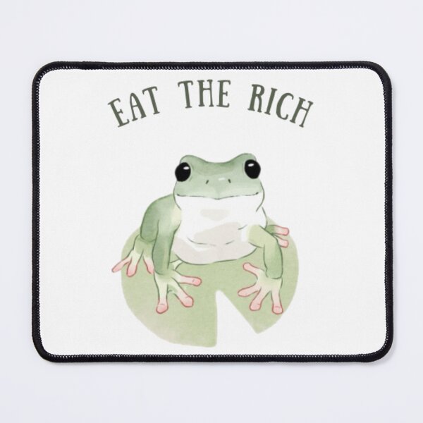 Item preview, Eat The Rich Frog Aesthetic Cool designed and sold by lea-lani.