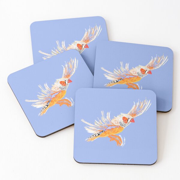 Item preview, Finch Flying in Morning Light (no. 3) designed and sold by Heuly Horton.