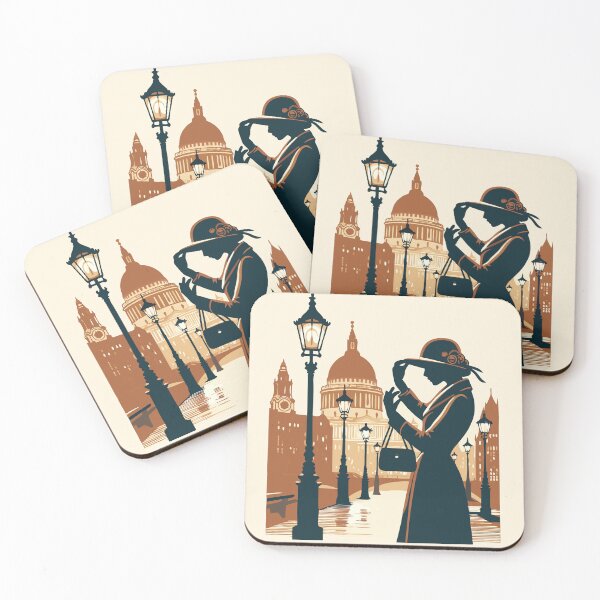 Item preview, St Paul’s Cathedral at Night – Elegant Silhouette Over London Millennium Bridge designed and sold by MAGICKEY2024.