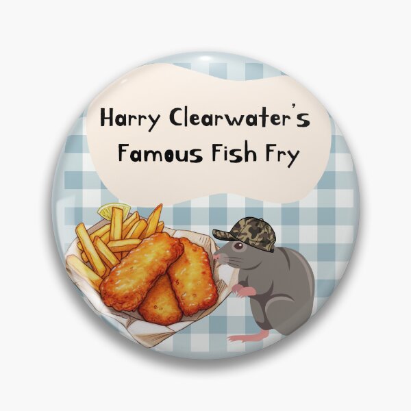 Item preview, Twilight Harry Clearwater Fish Fry Blue Plaid designed and sold by ChipperChelsea.