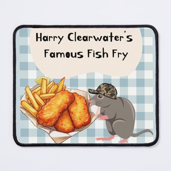 Item preview, Twilight Harry Clearwater Fish Fry Blue Plaid designed and sold by ChipperChelsea.