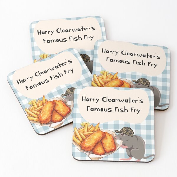 Item preview, Twilight Harry Clearwater Fish Fry Blue Plaid designed and sold by ChipperChelsea.