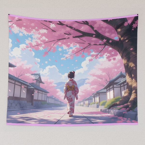 Item preview, Spring Scenery in Japan designed and sold by OrigamiOkami.