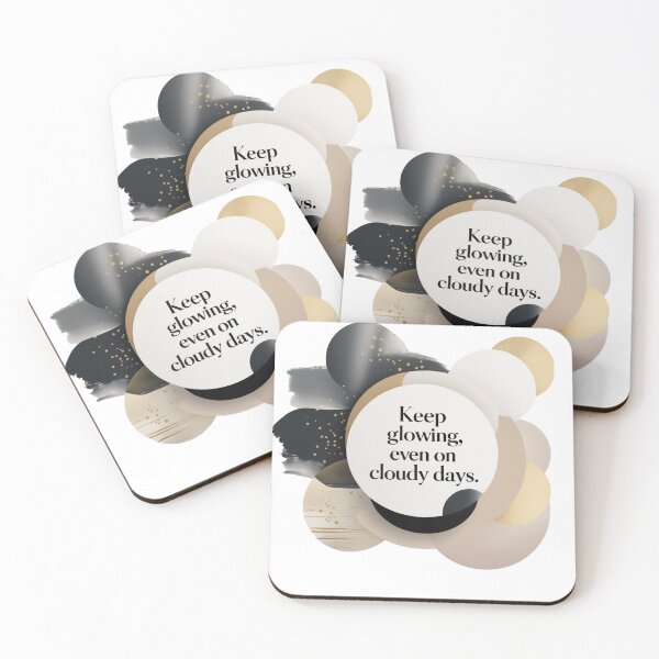 Item preview, Keep Glowing — Motivational Sunshine Quote Design designed and sold by Irene Catchmind.