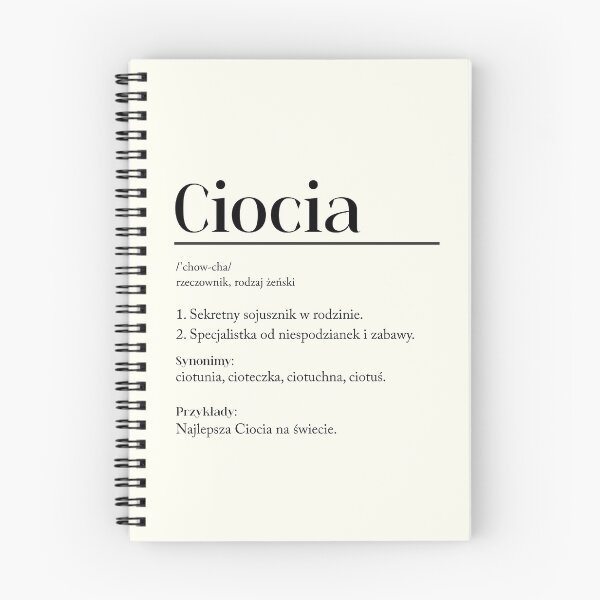 Item preview, Polish Ciocia Definition designed and sold by besensible.