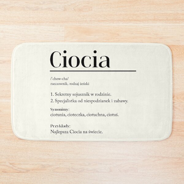 Item preview, Polish Ciocia Definition designed and sold by besensible.
